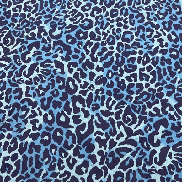 Lilly Pulitzer Etta Dress SZ Medium Oyster Bay Blue My Favorite Spot Pom V Neck - Picture 7 of 12